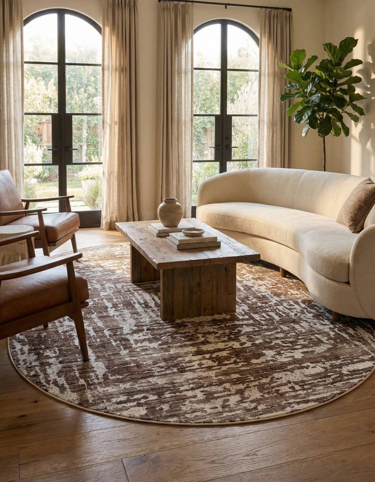 Detail image of 7' x 10' Hermitage Oval Rug