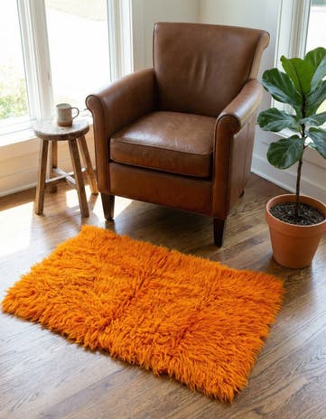 2' x 3' 8 Hand Knotted Moroccan Wool Rug