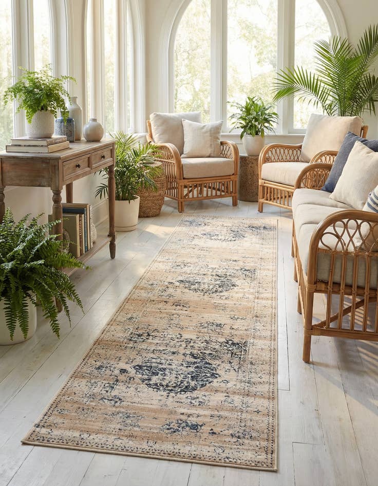 Detail image of 3' x 13' Villa Runner Rug