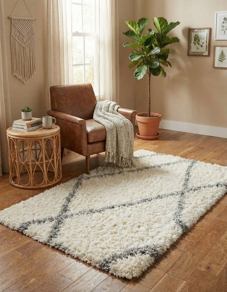 Detail image of 3' x 5' 3 Infinity Shag Rug