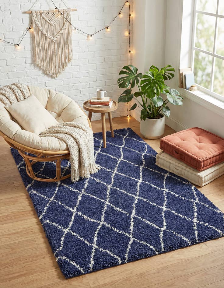 Detail image of 4' x 6' Marrakesh Shag Rug