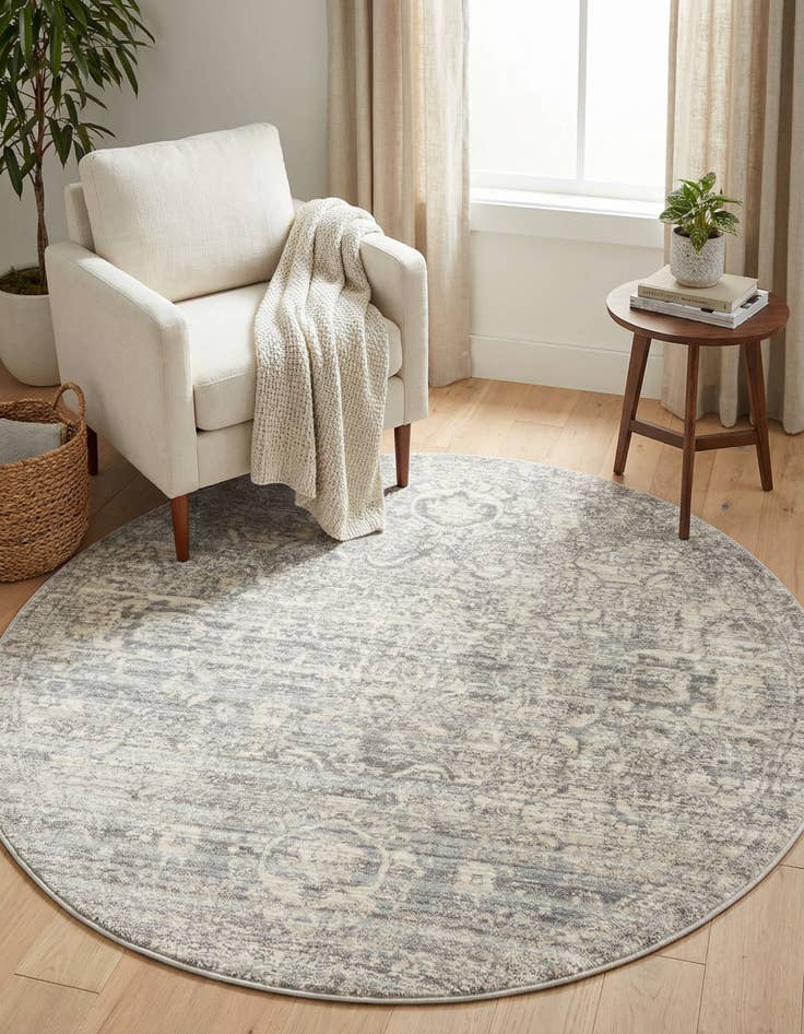 Detail image of 5' 2 x 5' 2 Lola Round Rug