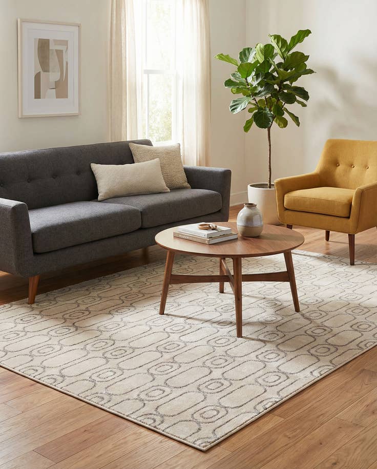 Detail image of 5' 3 x 8' Vogue Geo Rug