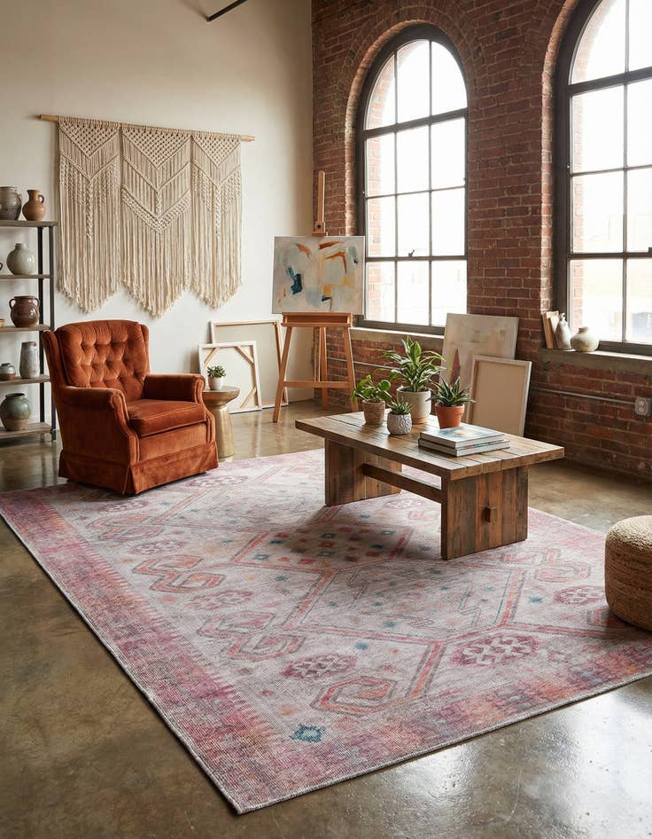 Detail image of 7' 10 x 10'  Washable Sisu Rug