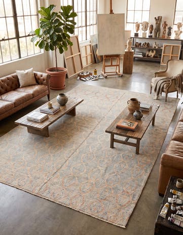 8' 10 x 12' 2 Hand Knotted Moroccan Wool Rug