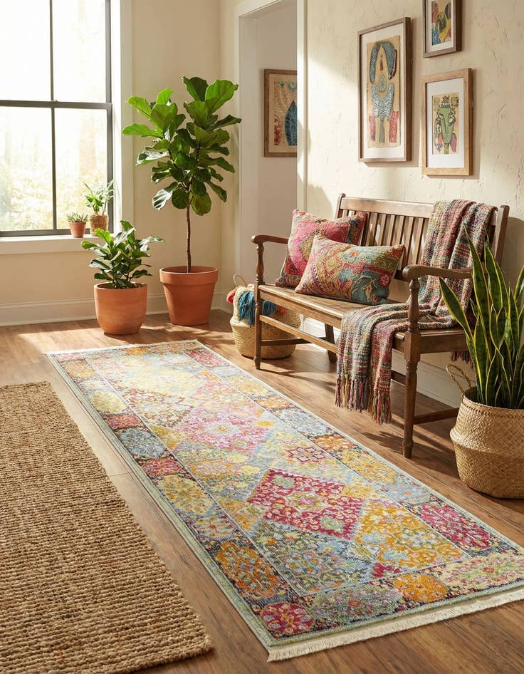 Detail image of 2' 2 x 6' Santiago Runner Rug