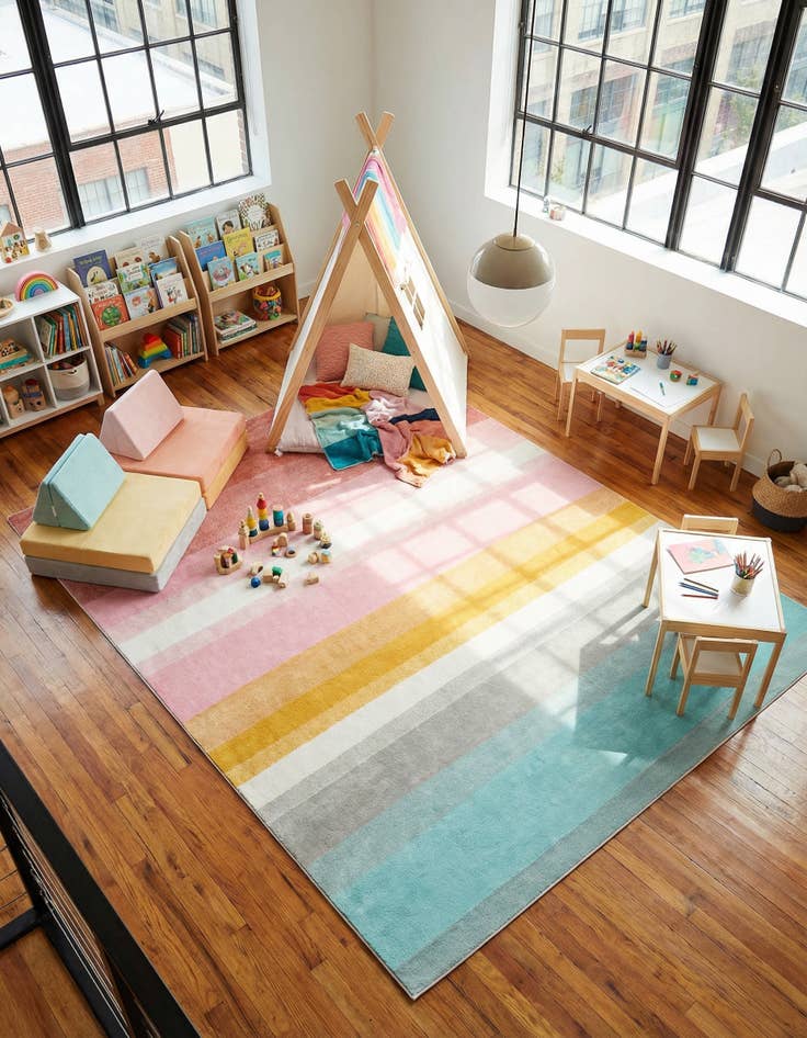 Detail image of 10' x 13' Whimsy Kids Rug