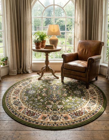 5' 3 x 5' 3 Yasmin Round Rug