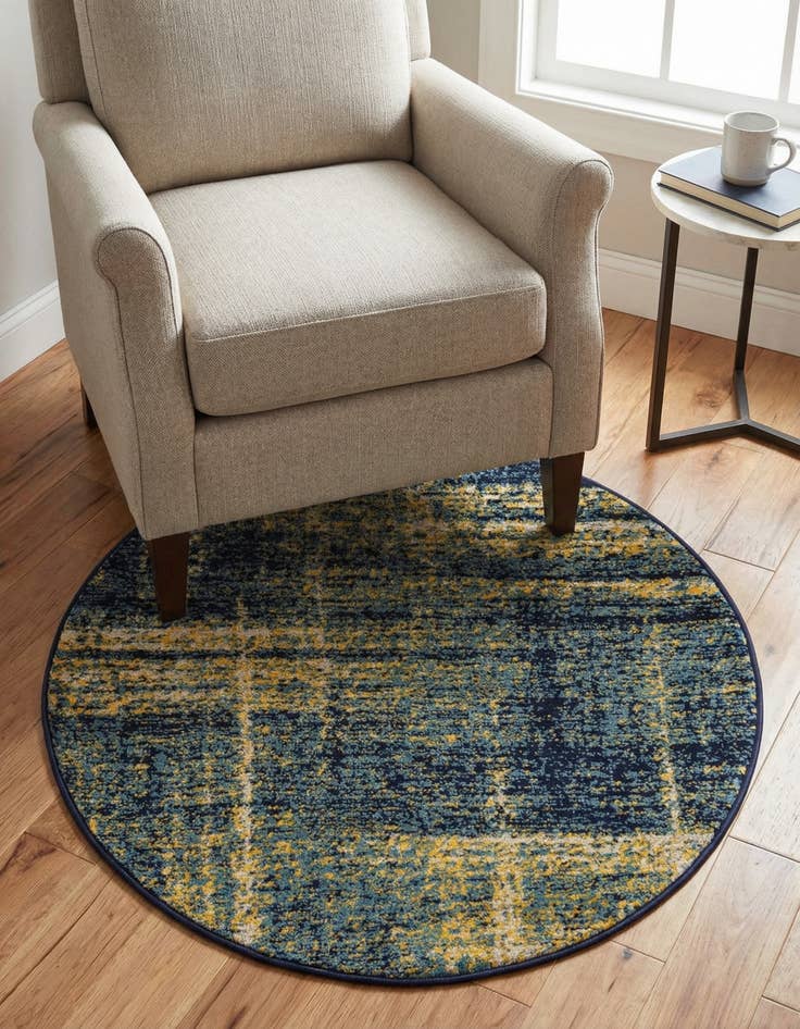 Detail image of 3' x 3' Laguna Round Rug