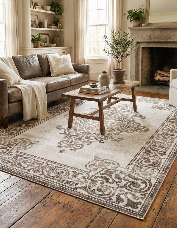 Detail image of 7' 10 x 11' 6 Hermitage Rug