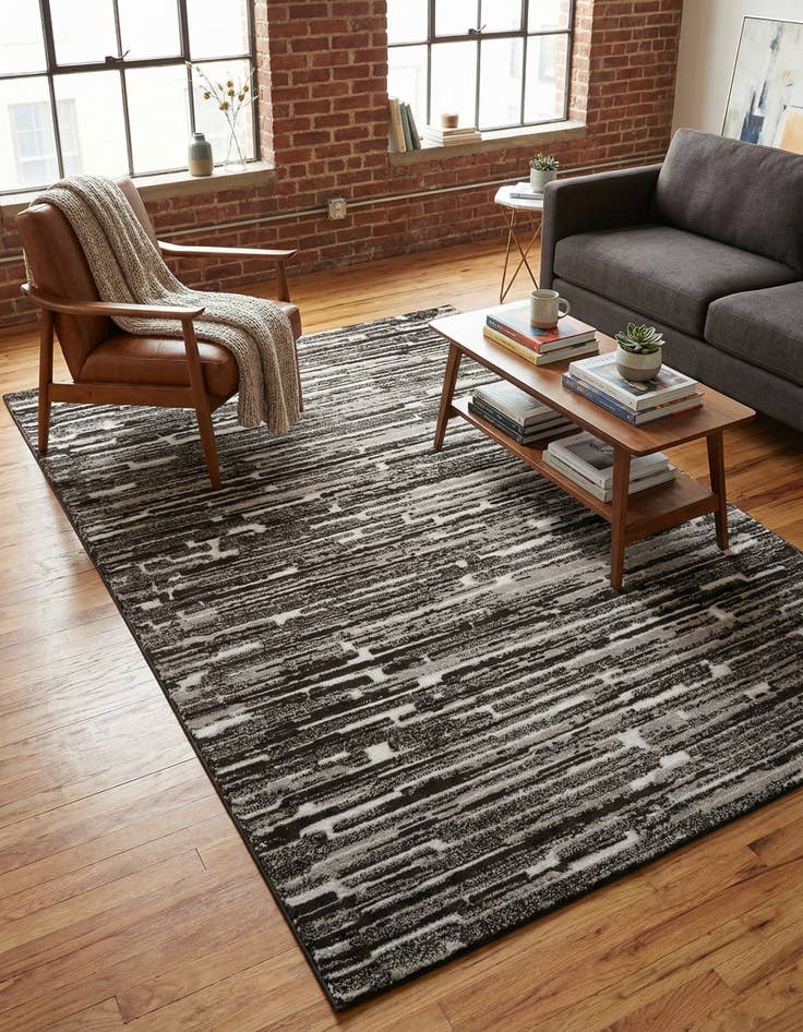 Detail image of  6' x 9' Sepia Rug