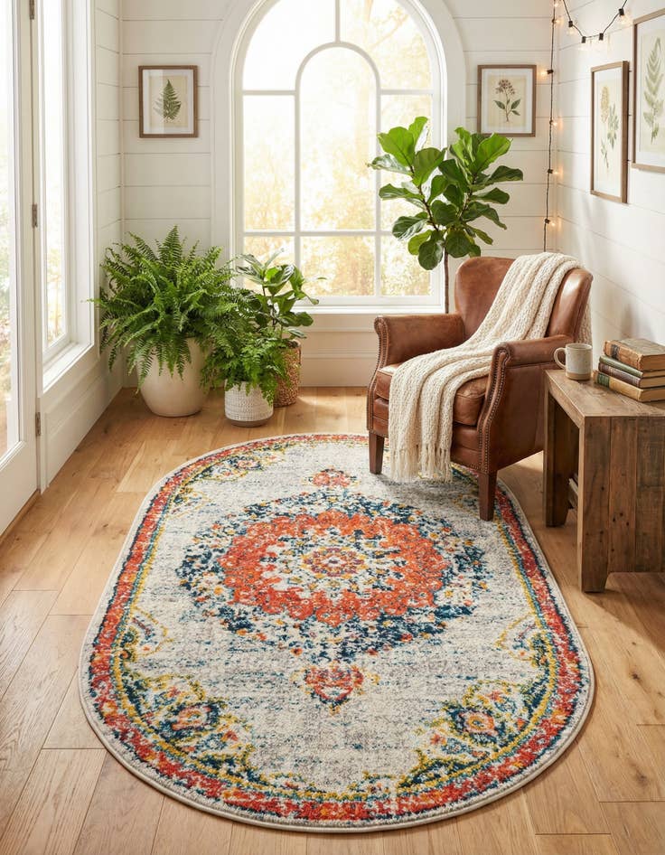 Detail image of 3' x 5' 3 Madeline Oval Rug