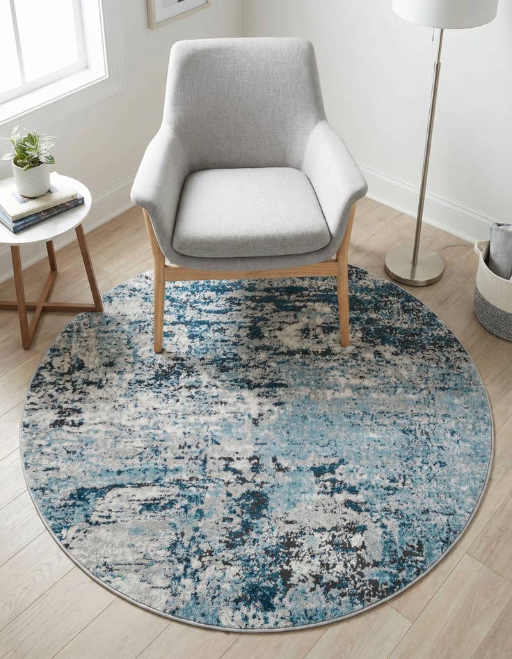 Detail image of  4' x 4' Leipzig Round Rug