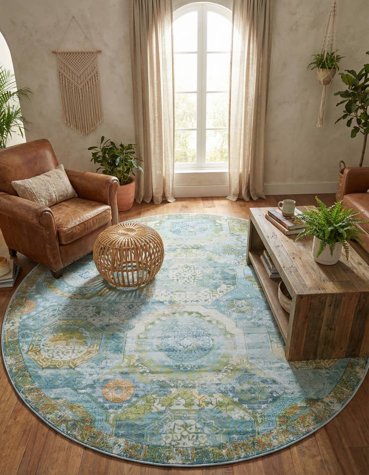 Detail image of 8' x 8' Havana Round Rug