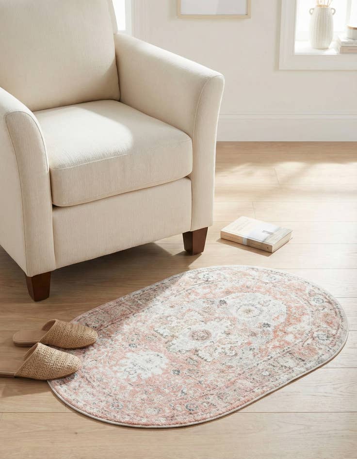 Detail image of 2' x 3' Madeline Vintage Oval Rug