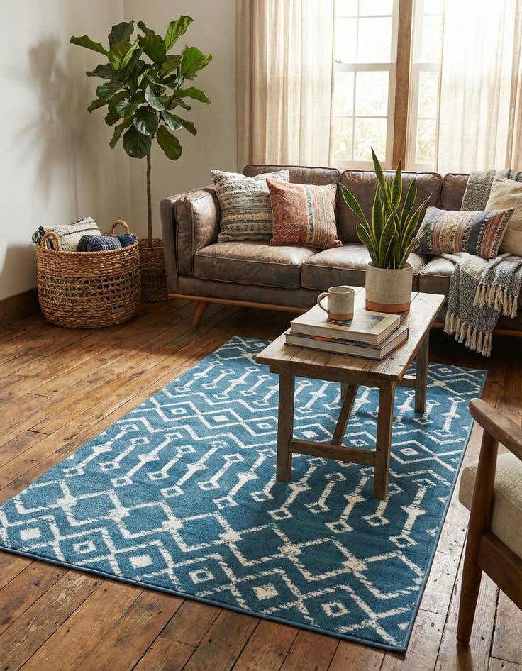 Detail image of 3' x 5' 3 Kasbah Trellis Rug