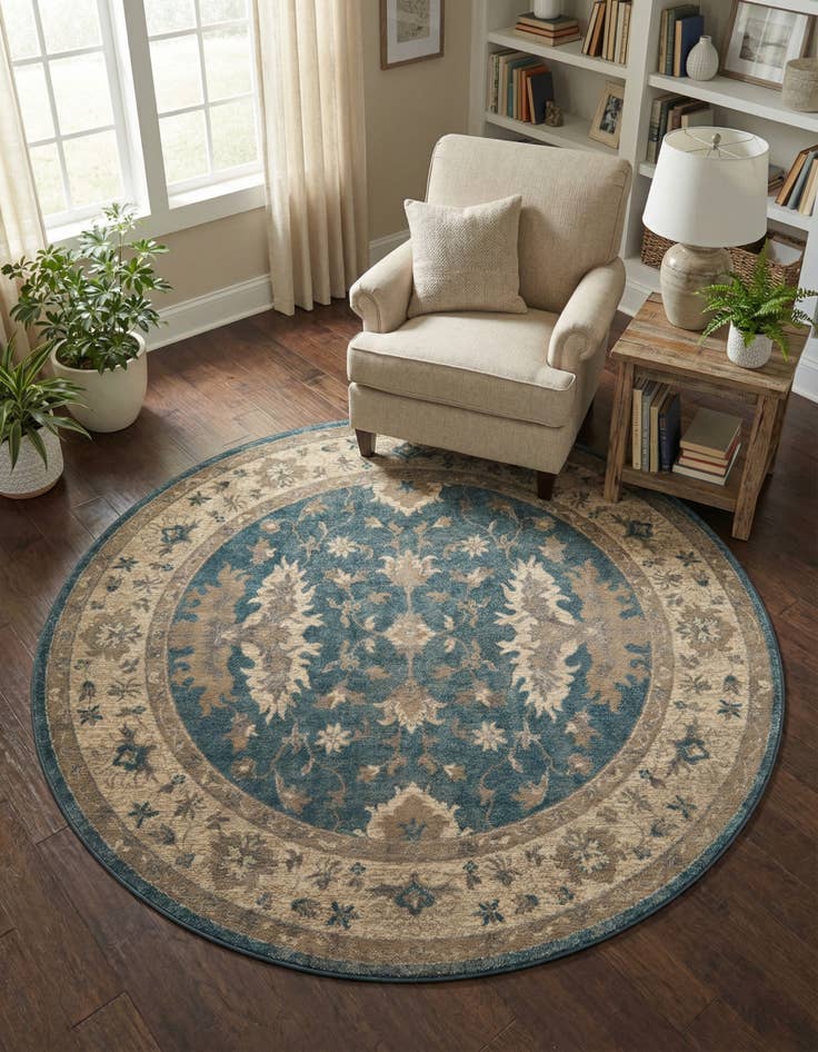 Detail image of 6' x 6' Viola Round Rug