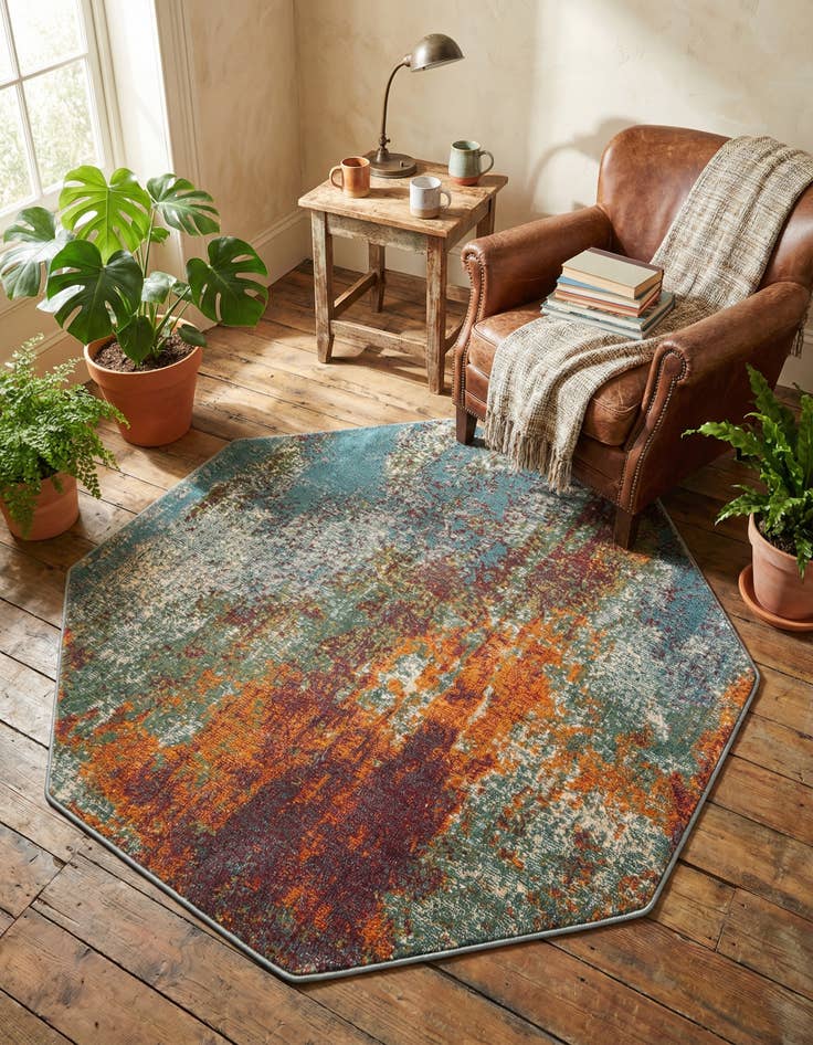 Detail image of 4' x 4' Paragon Octagon Rug