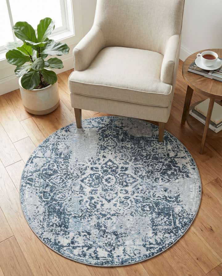 3' 3 x 3' 3 Kamala Washable Round Rug