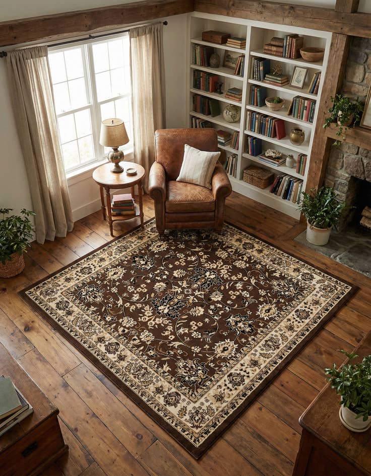 Detail image of 6' x 6' Yasmin Square Rug