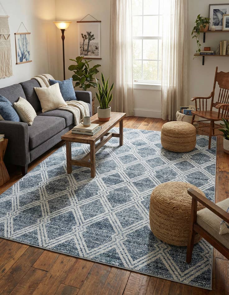 Detail image of 7' 10 x 10' Kamala Washable Rug