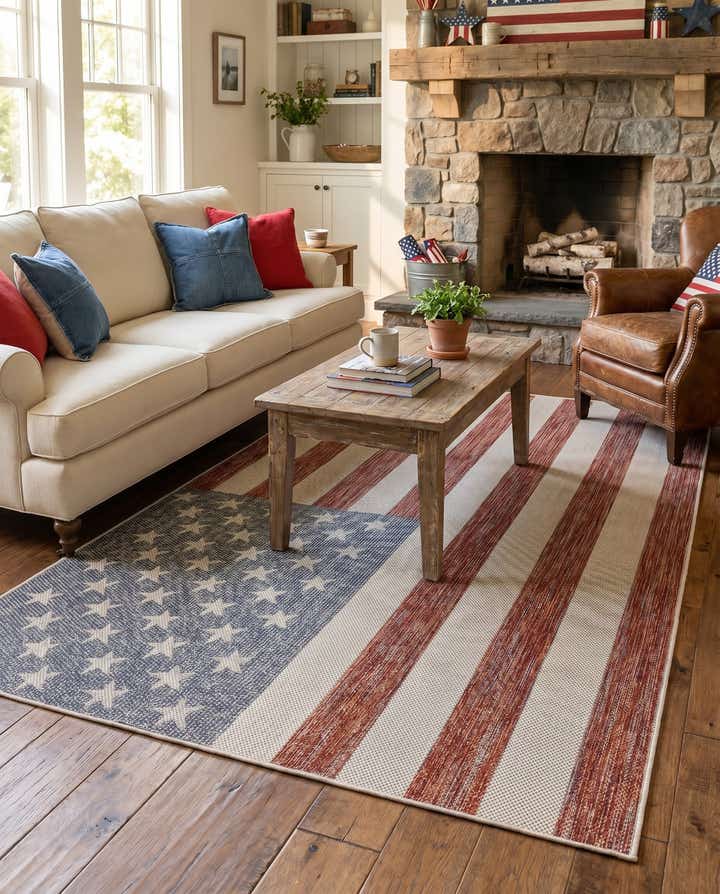 5' 3 x 8' Easy-Clean Jill Zarin Indoor / Outdoor Rug