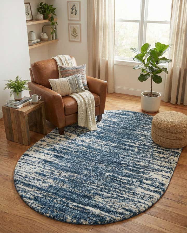 7' 10 x 10' Serenity Shag Oval Rug