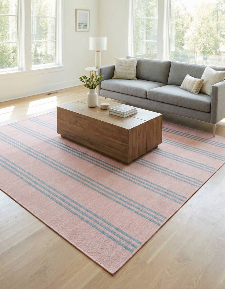 Detail image of 10' 8 x 10' 8  Washable Jill Zarin Anguilla Indoor / Outdoor Square Rug