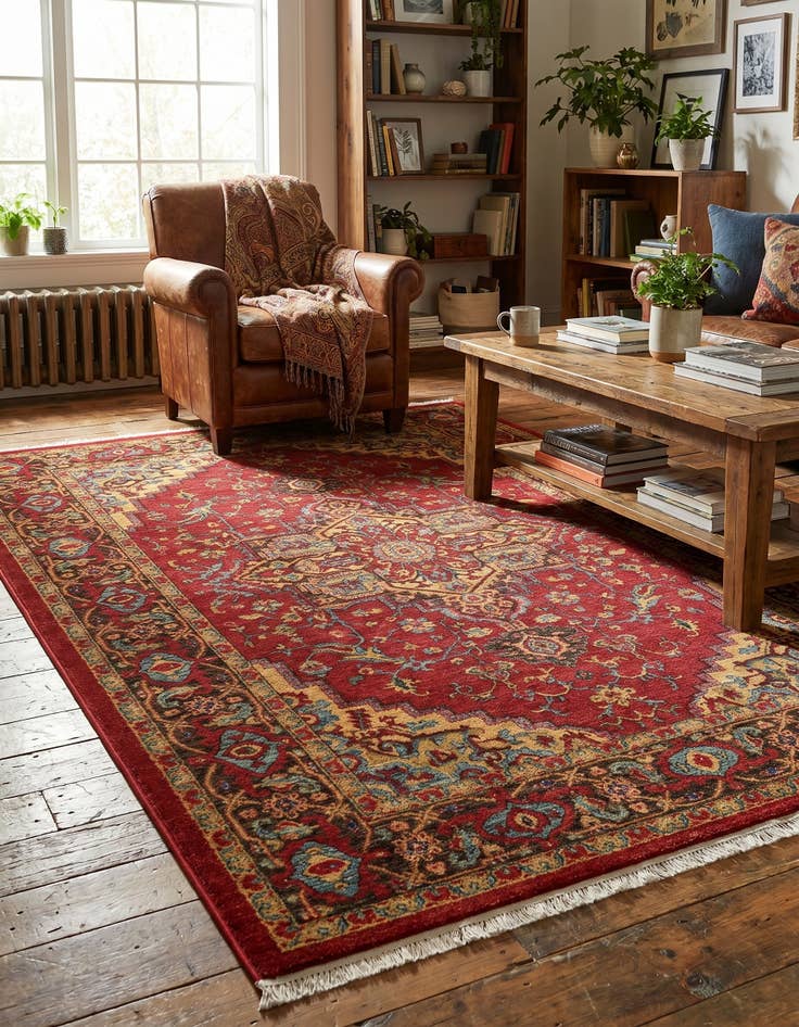 Detail image of 6' x 9' Serapi Rug