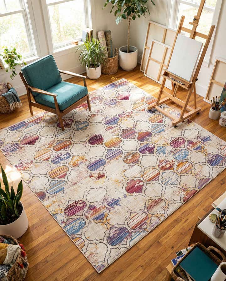 7' 10 x 7' 10 Deepa Square Rug