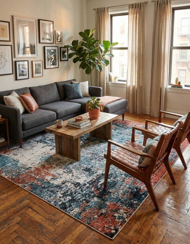 Detail image of 8' x 10' Leipzig Rug