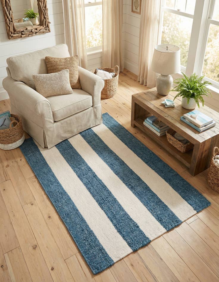 Detail image of 3' 1 x 5' 1 Jill Zarin Hamptons Rug