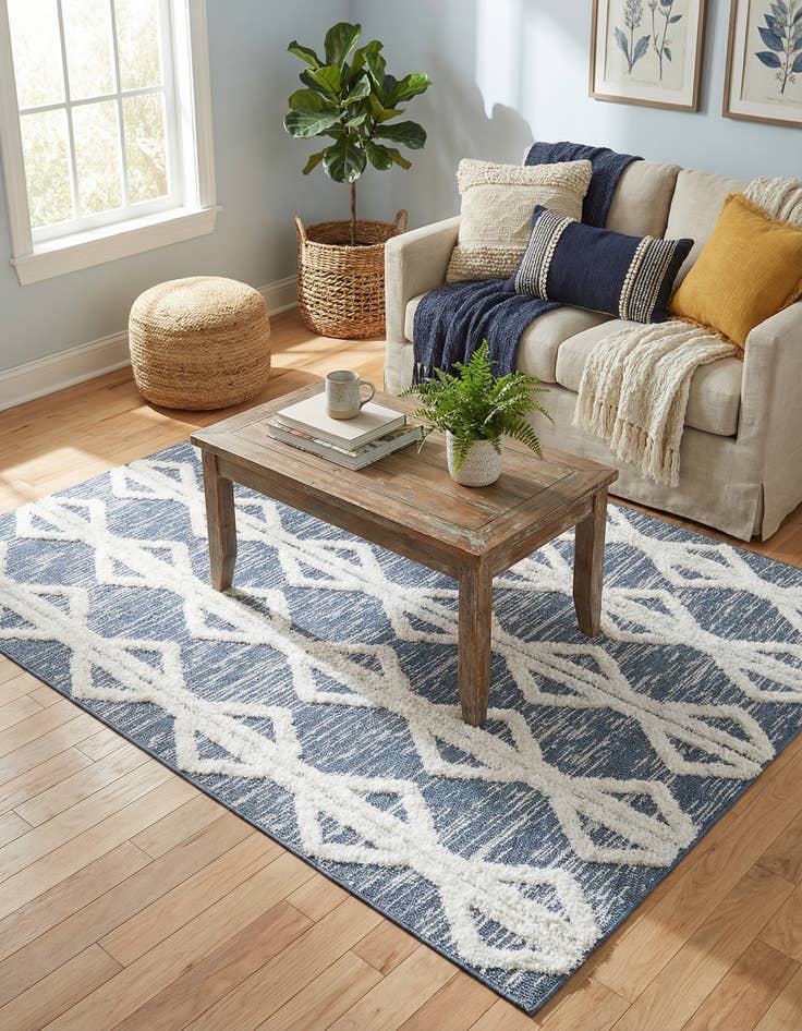 Detail image of 4' 7 x 6' Sabrina Soto Casa Palma Rug