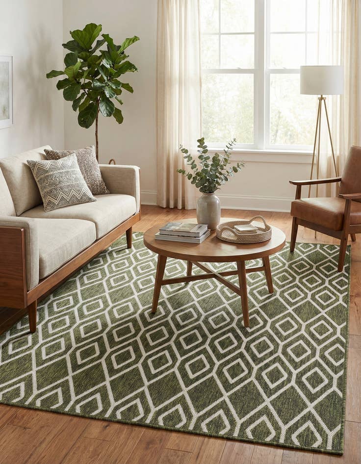 Detail image of 5' 3 x 8' Washable Jill Zarin Turks and Caicos Indoor / Outdoor Rug