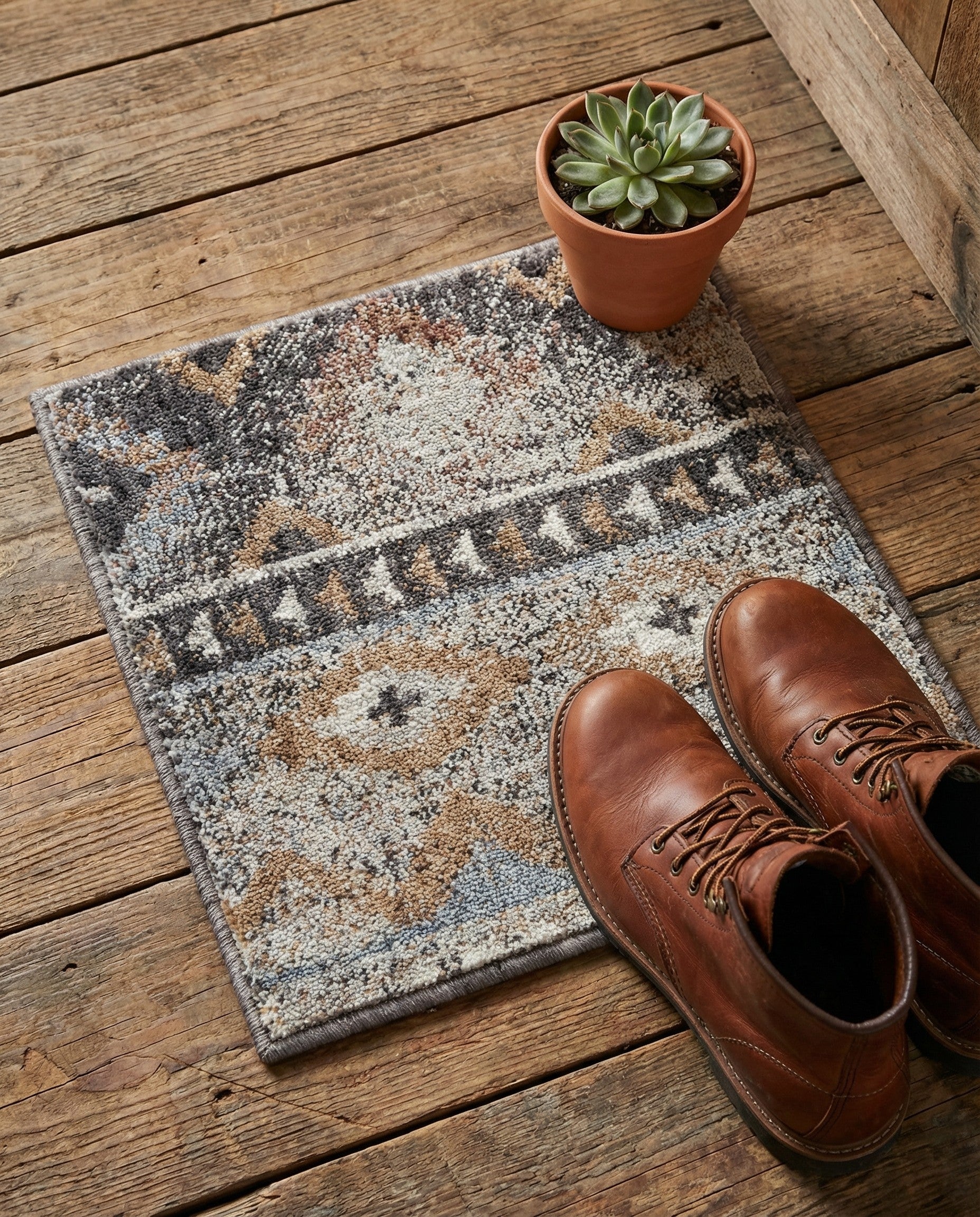 1' 4 x 1' 4 Eco Southwestern Sample Rug