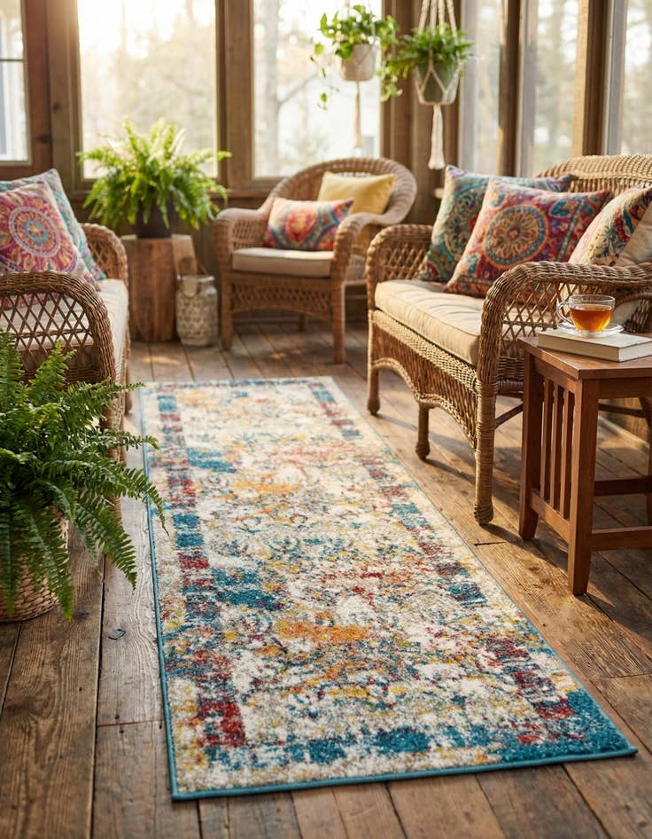 Detail image of 2' x 6' Veneto Runner Rug