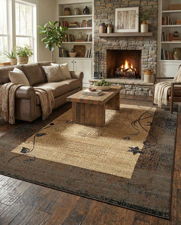 9' x 12' Coffee Shop Rug