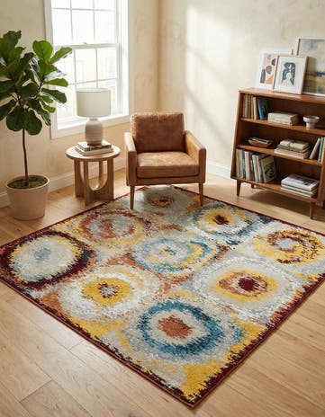 5' 3 x 5' 3 Kamala Washable Square Rug