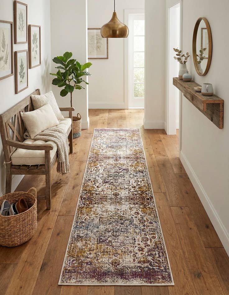 Detail image of 2' x 8' Deepa Runner Rug