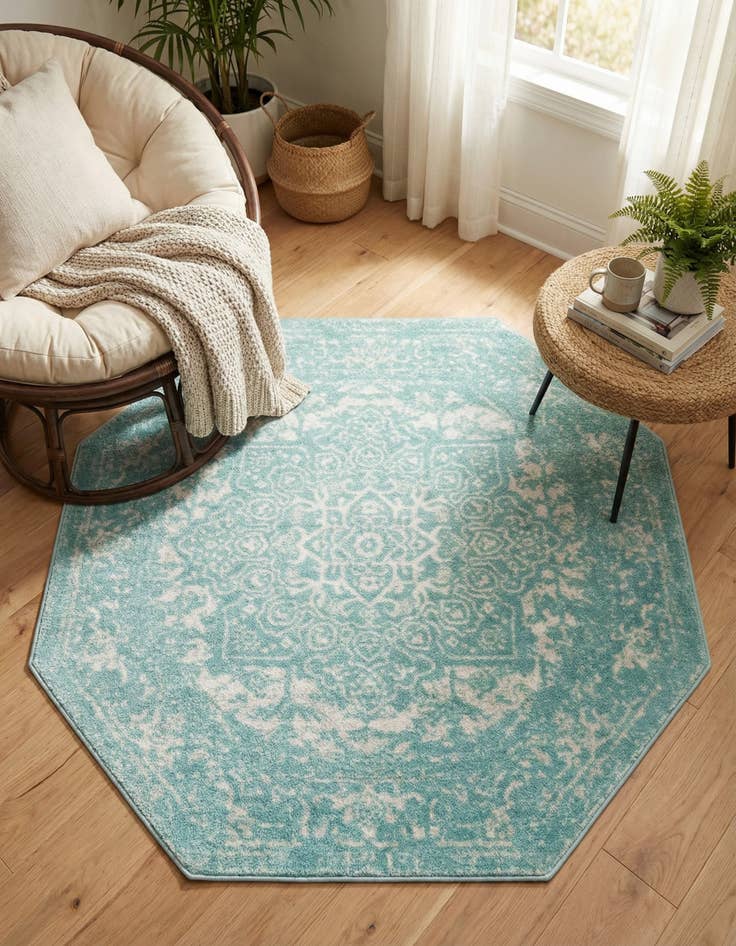 Detail image of 5' 3 x 5' 3 Arlington Octagon Rug