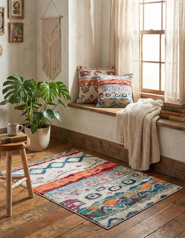 2' 2 x 3' Washable Vivid Rug