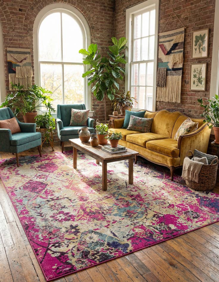 Detail image of 9' x 12' 2 Washable El Paso Rug