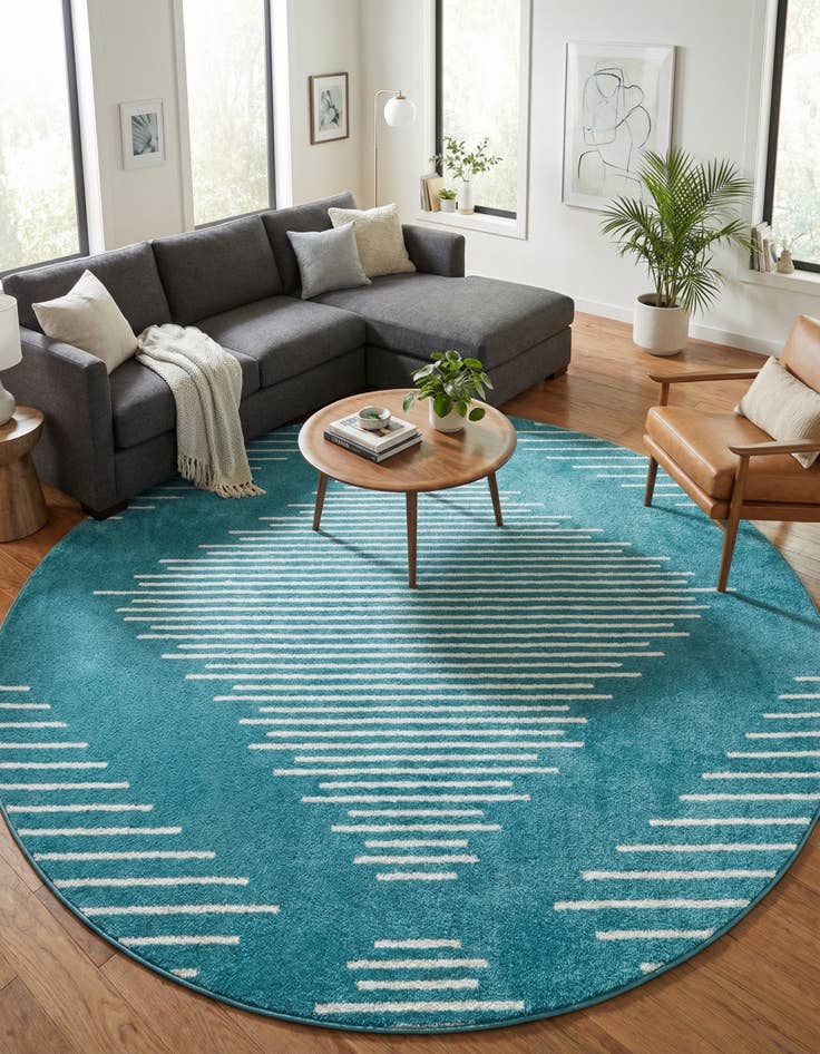 Detail image of 7' 10 x 7' 10 Kai Round Rug