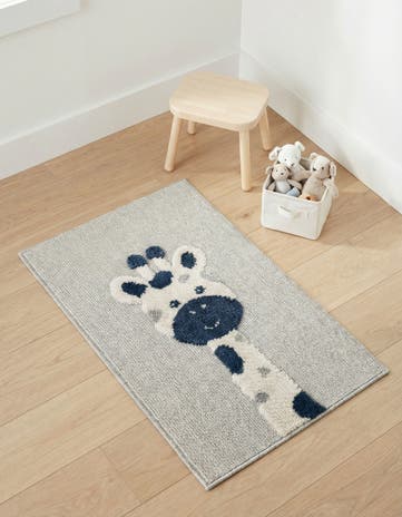 Gray Whimsy Kids Rug