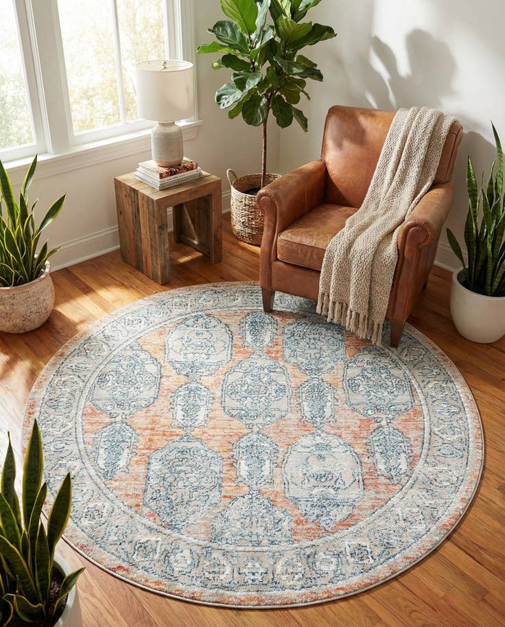 Detailansicht von 155cm x 155cm Lola Rund Teppich