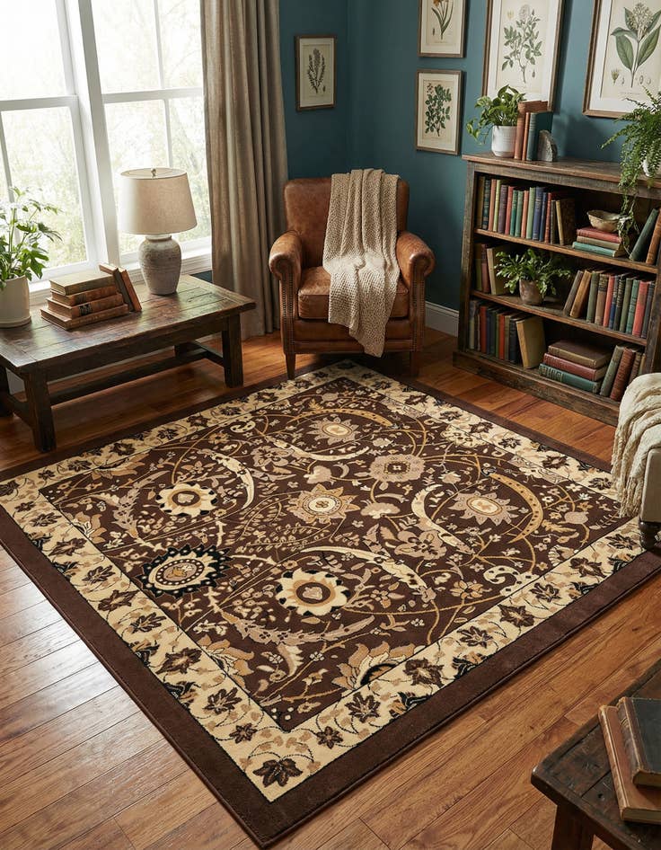 Detail image of 7' 10 x 7' 10 Neda Square Rug