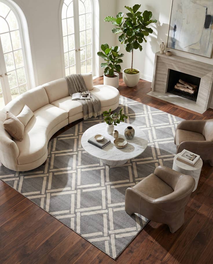 Detail image of 9' x 12' Lattice Rug