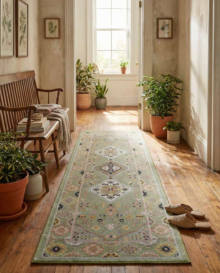 2' x 6' Kamala Washable Runner Rug