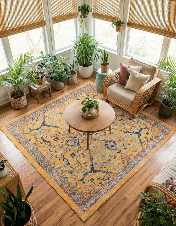 Detail image of 6' x 6' Lola Square Rug