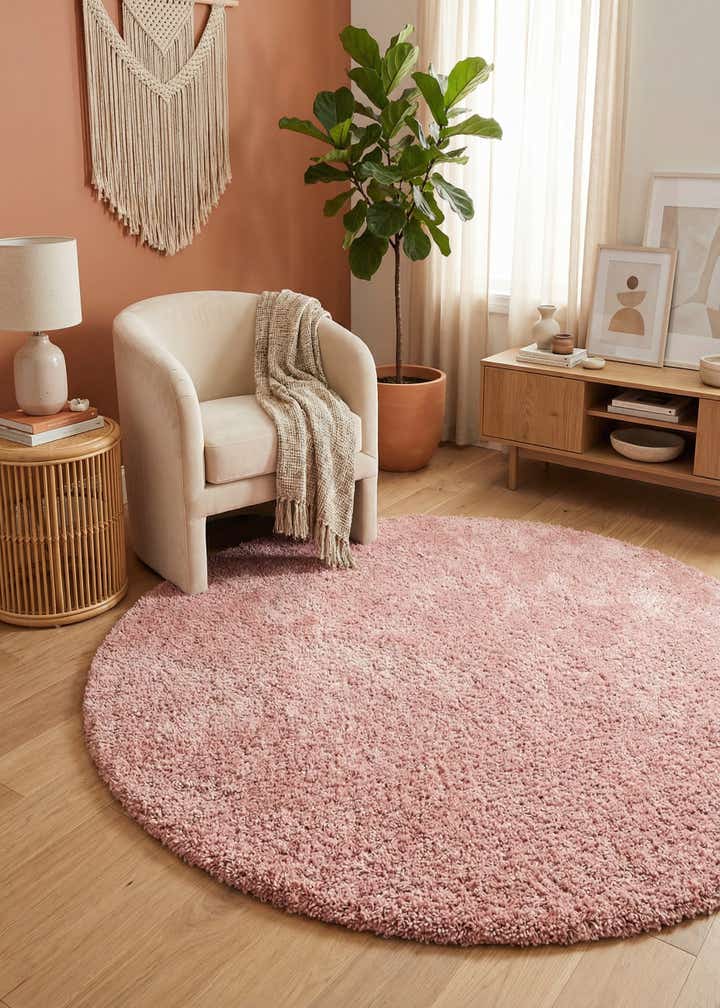 7' 6 x 7' 6 Zermatt Shag Round Rug